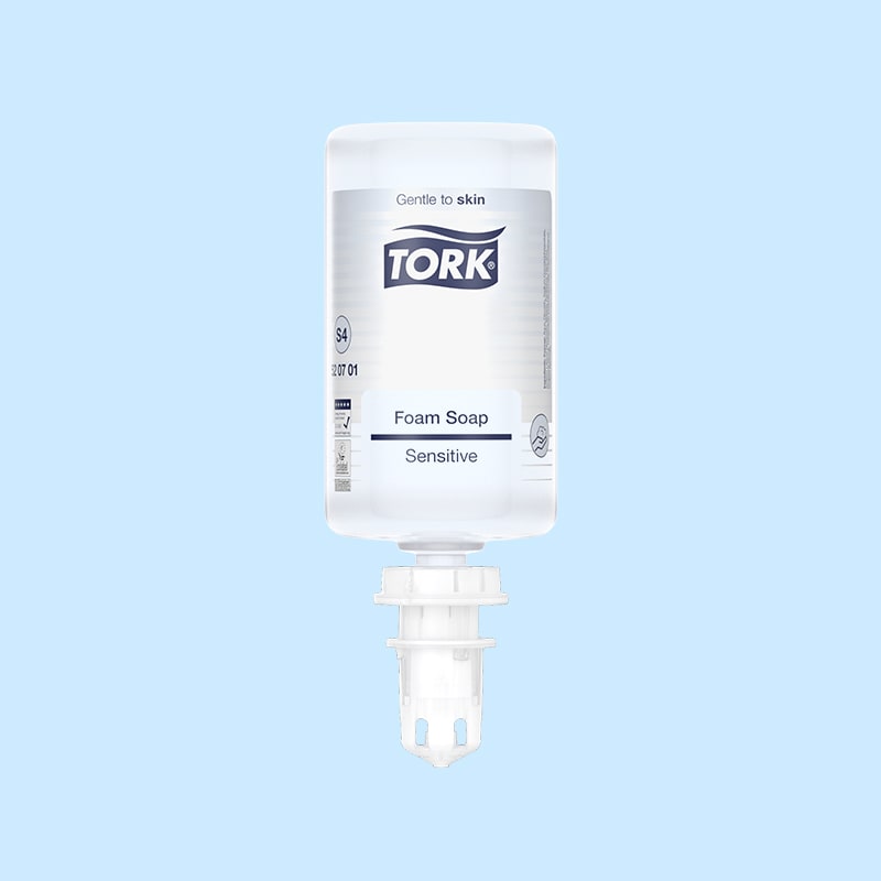 Tork S4 Sensitiv Skumsæbe, u/parfume, 1 L