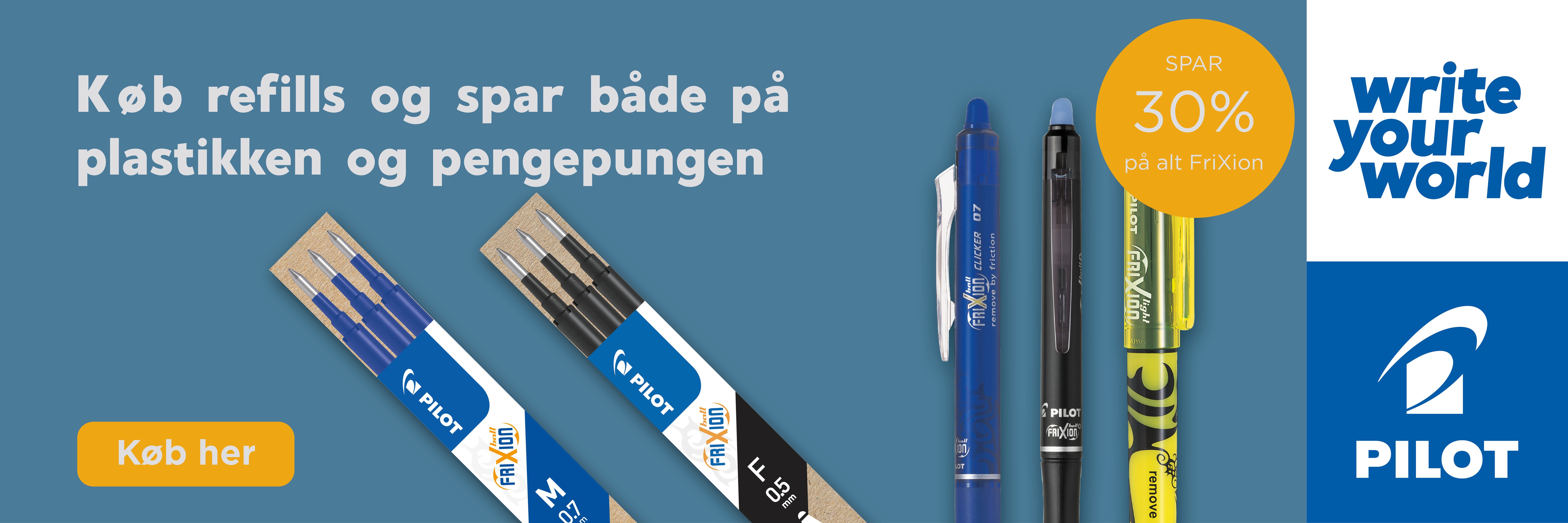 Banner der linker til landing med Pilot varer