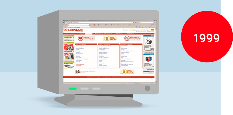 Lomax lancerer webshop 1999