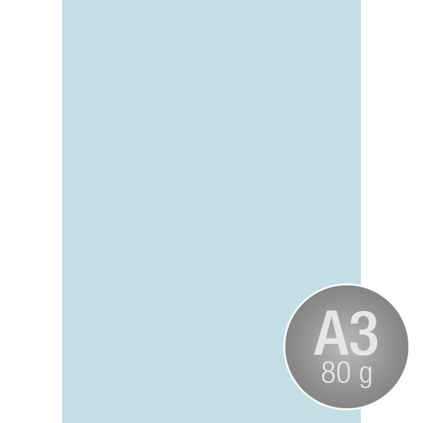 Image Coloraction A3, 80g, 500ark, Pale Icy Blue