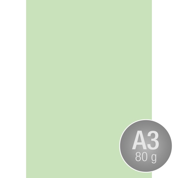 Image Coloraction A3, 80g, 500ark, Pastel Green