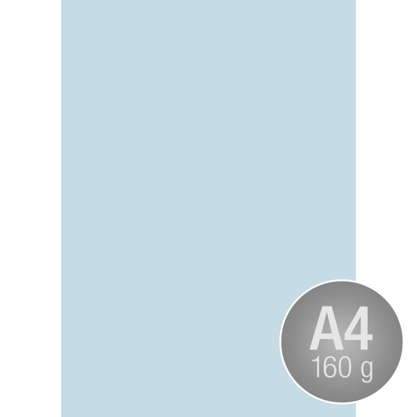 Image Coloraction A4, 160g, 250ark, Pale Icy Blue