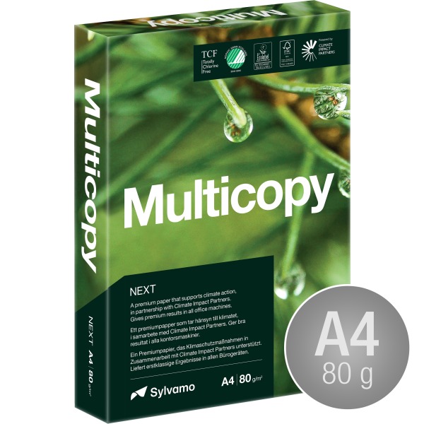 Multicopy Next Kopipapir A4/80g/500ark