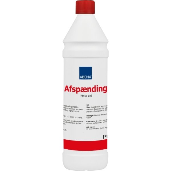Afspændingsmiddel til opvaskemaskine, 1 liter