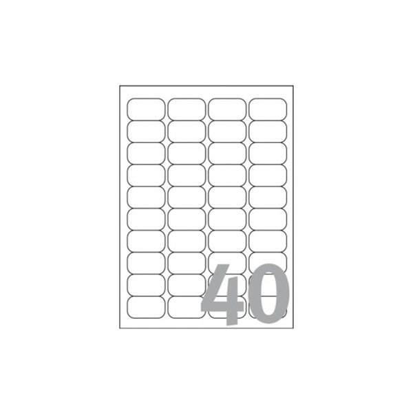 Avery L7654-100 mini etiketter, 45,7 x 25,4mm