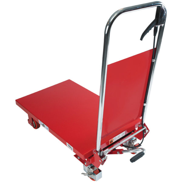 Mobilt løftebord med fodpumpe, 150 kg, 225-740 mm