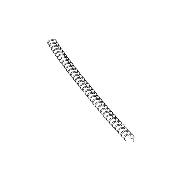 Fellowes metal spiralryg A4, 34 rings, 10mm, sort
