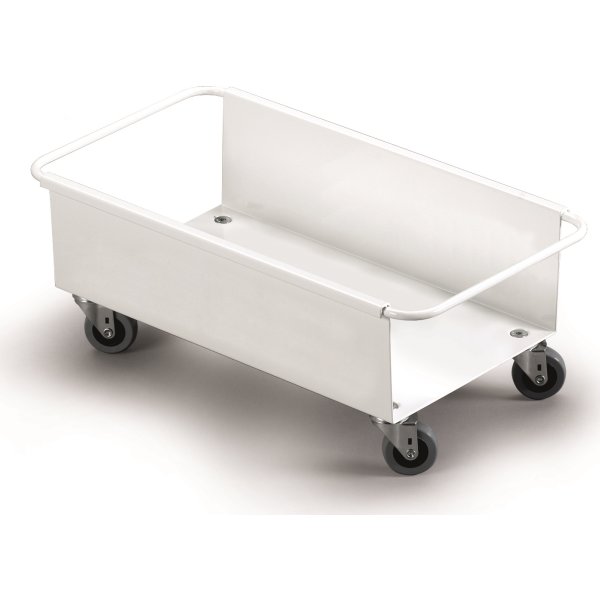 Transportvogn til 1 stk. 60 l affaldsspand, Hvid