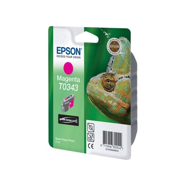 Epson nr.T034/C13T03434010 blækpatron, rød, 450s