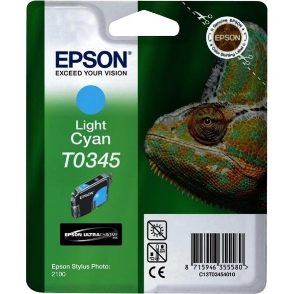Epson nr.T034/C13T03454010 blækpatron, lys blå, 44