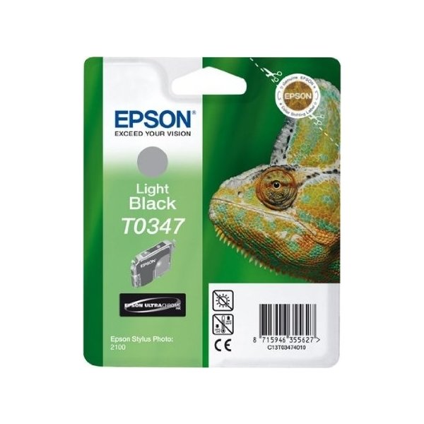 Epson nr.T034/C13T03474010 blækpatron, lys sort, 4