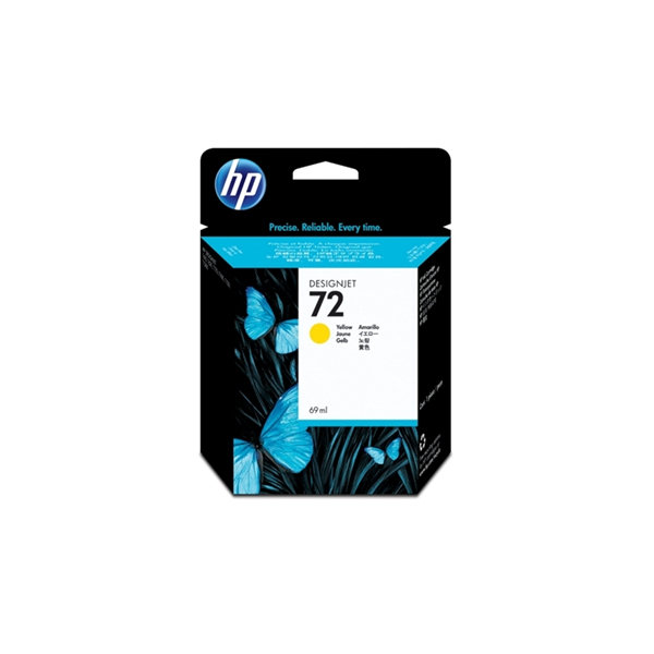 HP nr.72/C9400A blækpatron, gul, 69ml