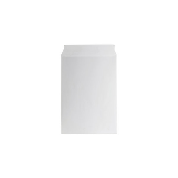 Bong kuvert med papbagside 310 x 440mm, hvid
