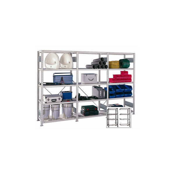 META Clip 150 kg, 200x100x40, Tilbyg, Galvaniseret