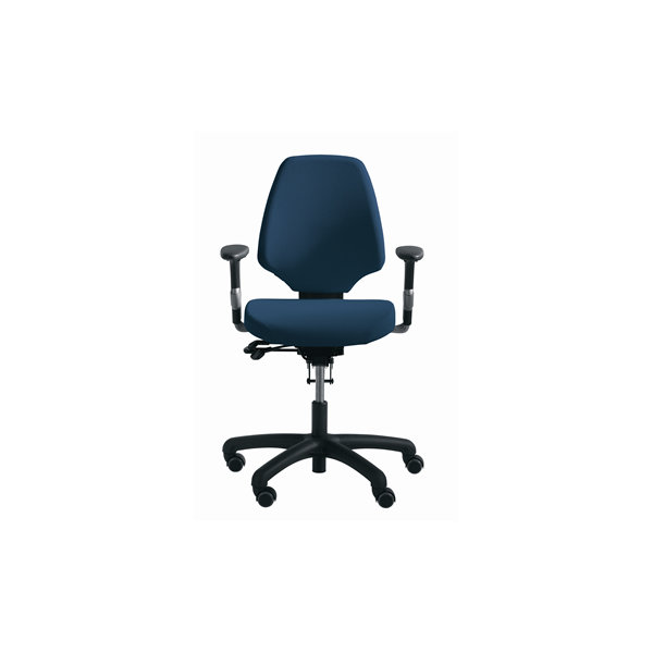RH Activ 220 kontorstol høj ryg, medium sæde blå