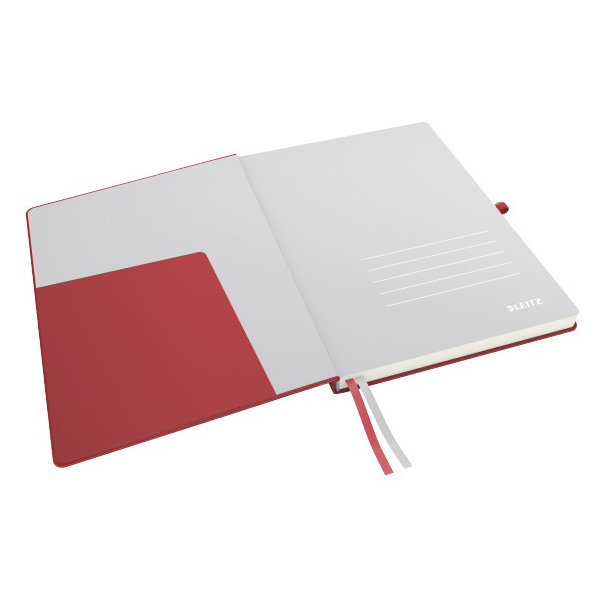 Leitz Complete Notesbog | A4 | Kvadreret | Rød