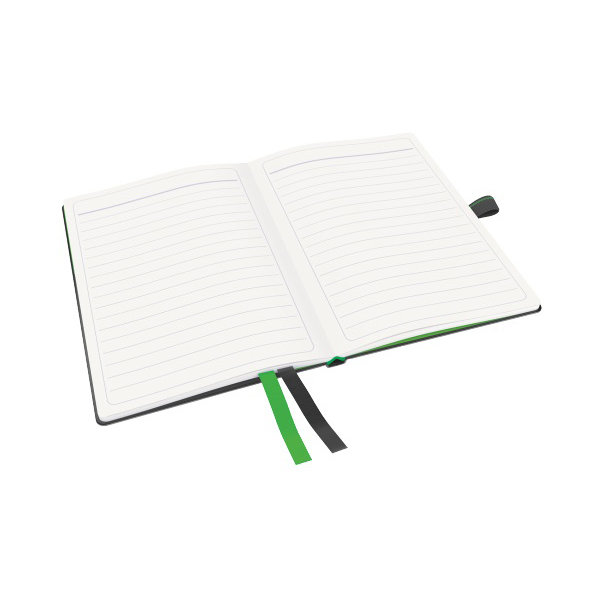 Leitz Complete Notesbog | A6 | Linjeret | Sort