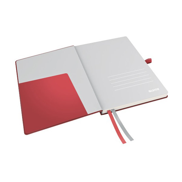 Leitz Complete Notesbog | A5 | Linjeret | Rød