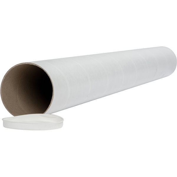 Paprør m. låg | Ø100x2,0x1150 mm