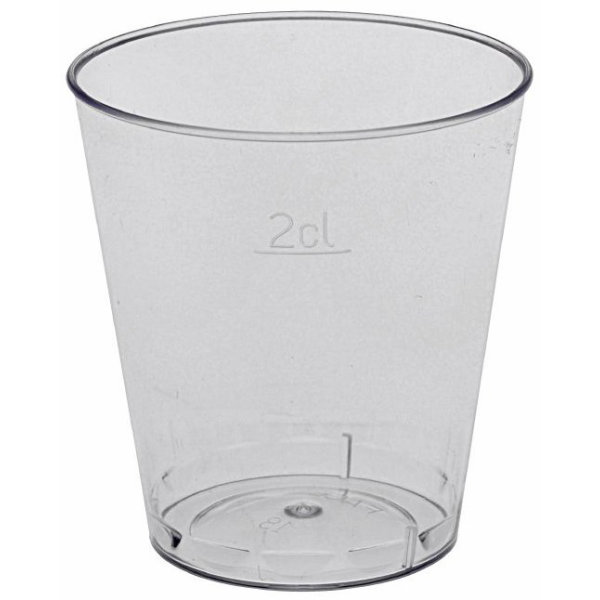 Snapseglas, PS, Klar, 2 cl