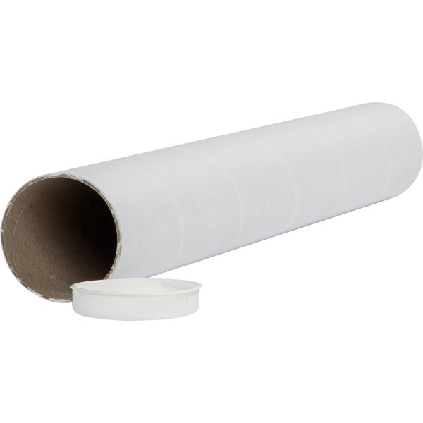 Paprør m. låg | Ø60x1,5x550 mm