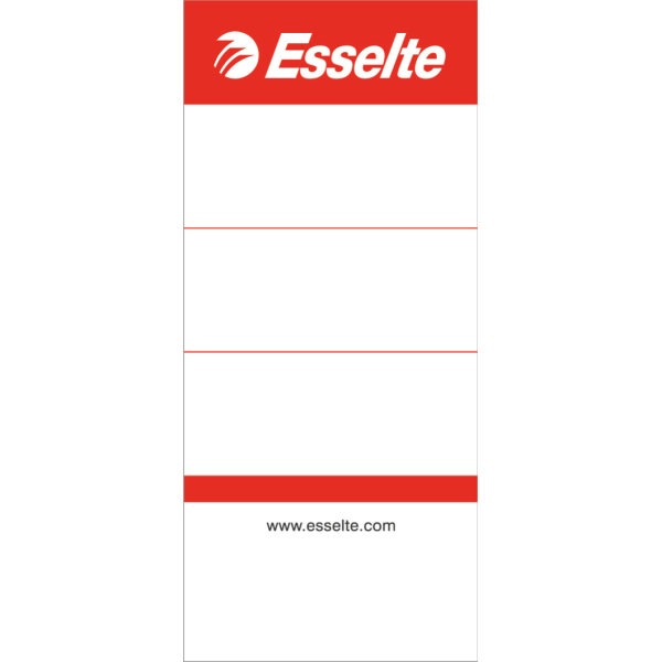 Esselte Rygetiket | Bred | Kort | 100 stk.
