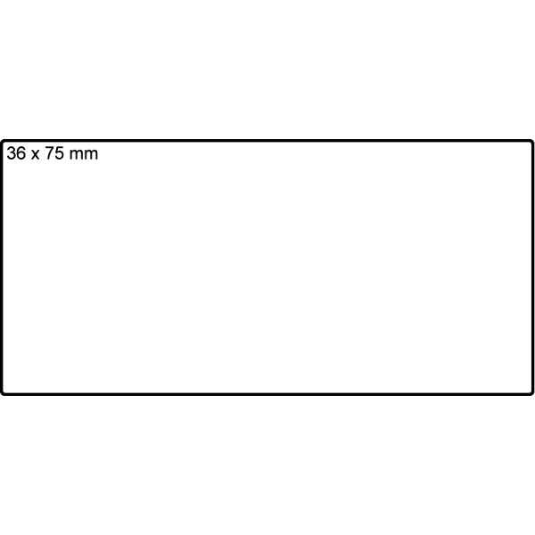 Avery Etiketter på rulle | 36x75 mm | 1000 stk.
