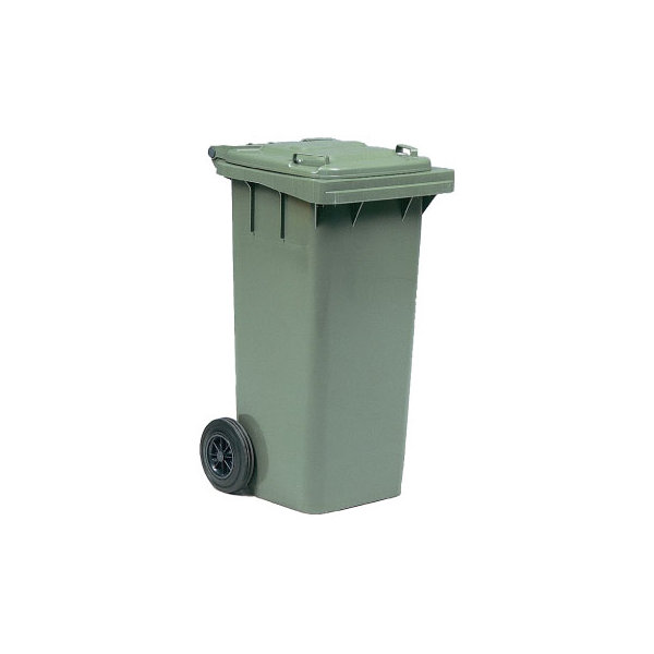 Affaldsvogn 120 l, Grøn