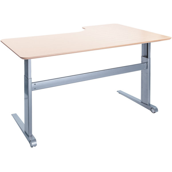 STEADY hæve-/sænkebord, 180x110 cm, venstre, bøg