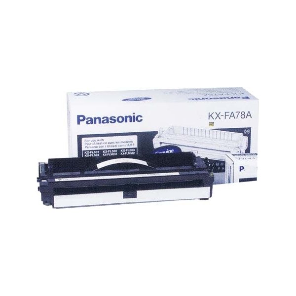 Panasonic KX-FA78 lasertromle, sort, 6000s