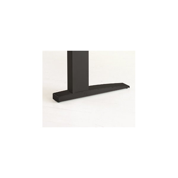 Easy stand hæve-/sænkebord 180x120 høj. ahorn/sort