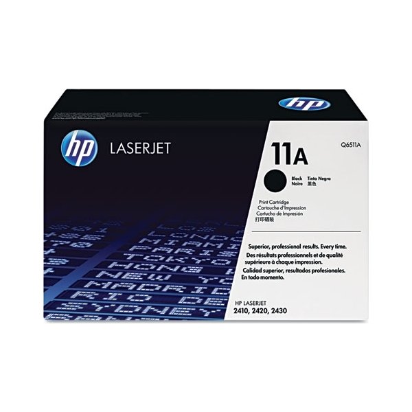 HP nr.11X/Q6511XD lasertoner, sort, 12000s, 2pk
