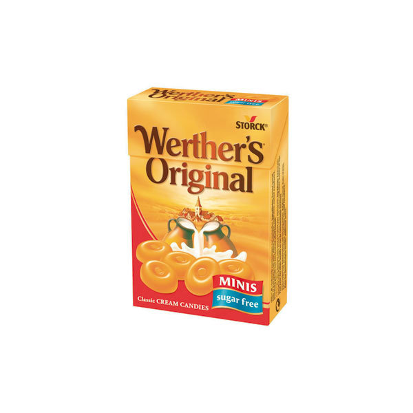 Werther's Original Minis Bolcher sukkerfrie, 42 g