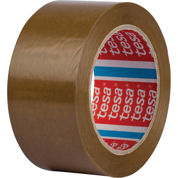 tesa Pakketape | PVC | 50mm x 66m | Brun