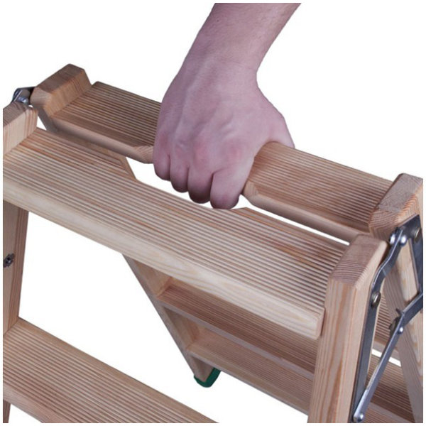 Arbejdsbuk i træ 2x3 trin