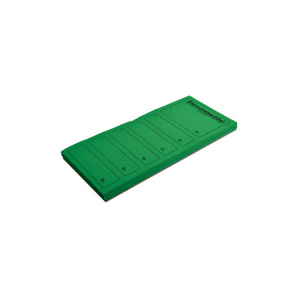 Stemmeseddel 4705 | 10x25 cm | Grøn