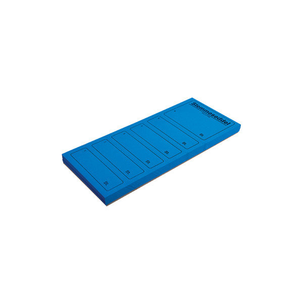 Stemmeseddel 4705 | 10x25 cm | Blå