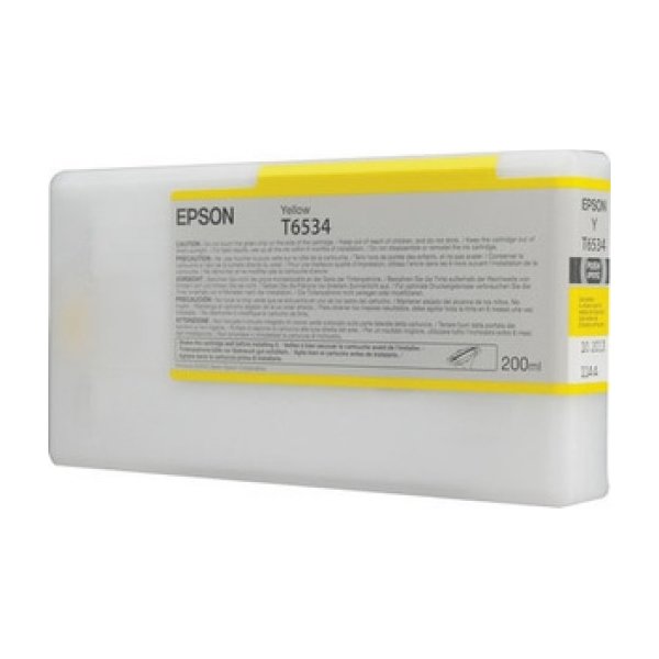 Epson nr.T6534/C13T653400 blækpatron, gul, 200ml