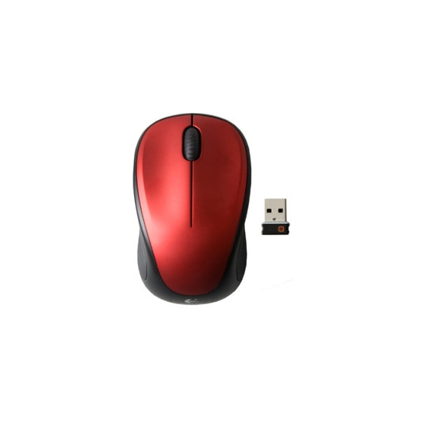 Logitech Wireless Mouse M235, rød