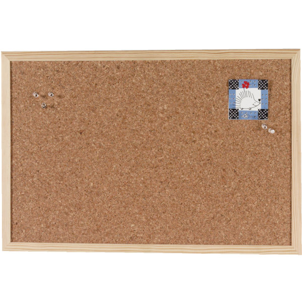 Pinboard opslagstavle, 30 x 40 cm, kork