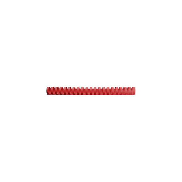 GBC Plast Spiralryg A4, 21 ringe, 19mm, rød