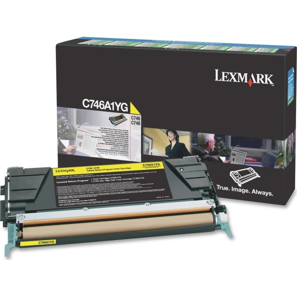 Lexmark C746A1YG tonerpatron Gul 7000 sider