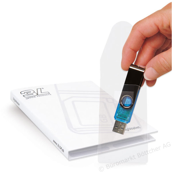3L USB Lomme | Selvkl. | 52,5x90 mm | 10 stk.