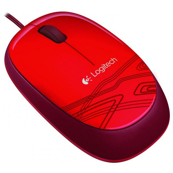 Logitech M105 ledningsmus, rød