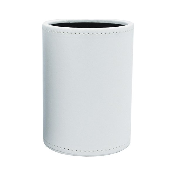 Mayland Penholder, kunstskind, 8 x 10,5 cm, hvid