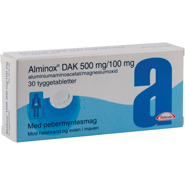 Alminox DAK Tyggetabletter, 30 stk.