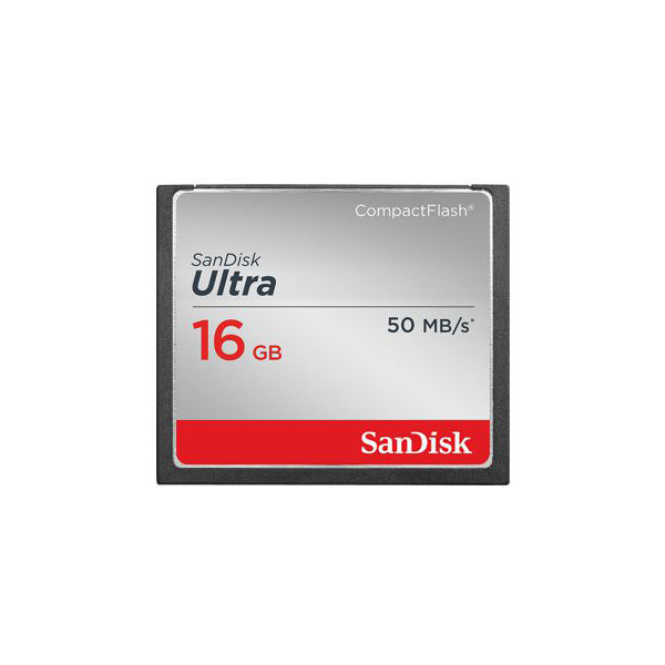 SanDisk Compact Flash, 16GB, 50 mb/s  Lomax A/S