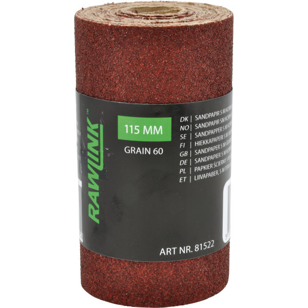 Rawlink sandpapir, 5 m, k60
