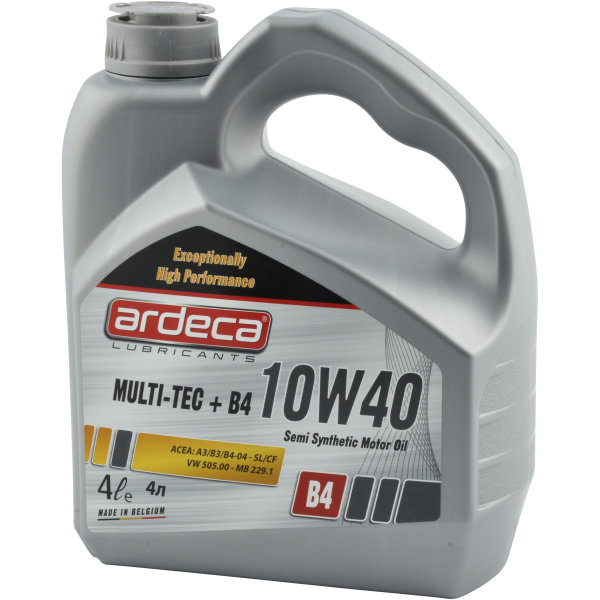 Ardeca motorolie 10w40, 4 l