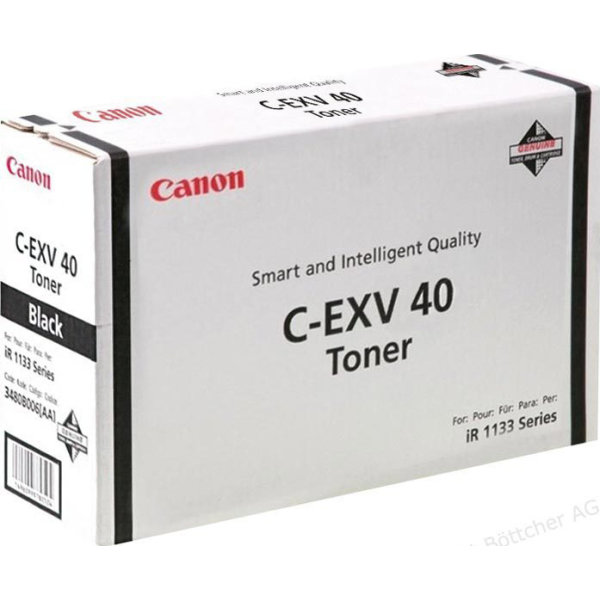Canon C-EXV 40 lasertoner, sort, 6000s